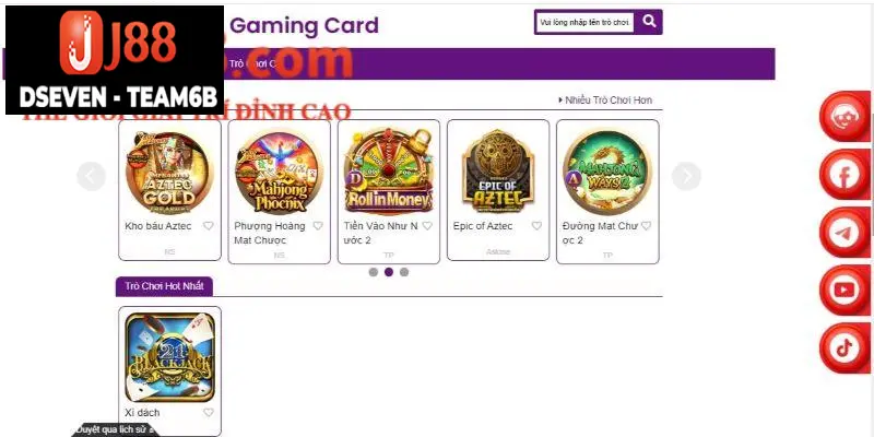 Xì dách có mặt tại sảng game uy tín FTG